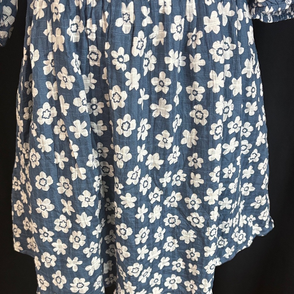 American Eagle Outfitters Blue Floral Mini Dress - Picture 3 of 6